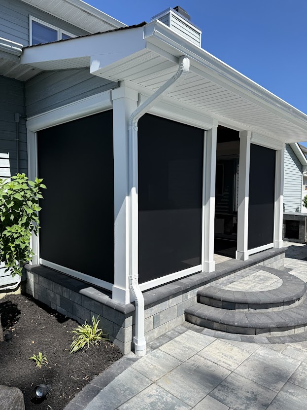Exterior Shades & Screens installation by SJB Outdoor
