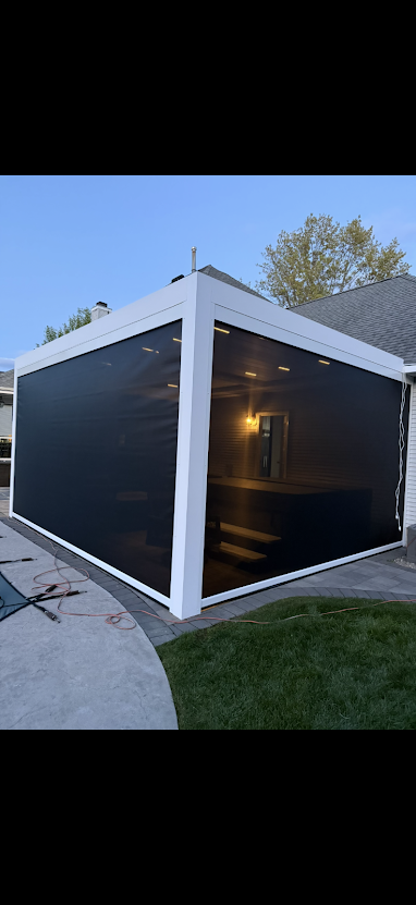 Exterior Shades & Screens installation by SJB Outdoor