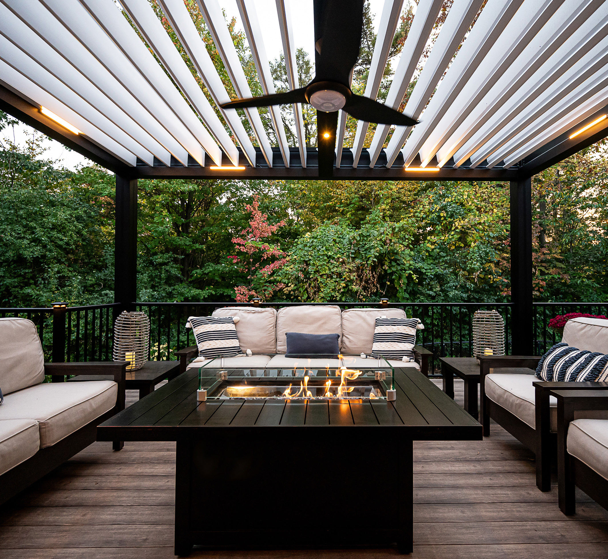 Louvered Pergolas installation by SJB Outdoor