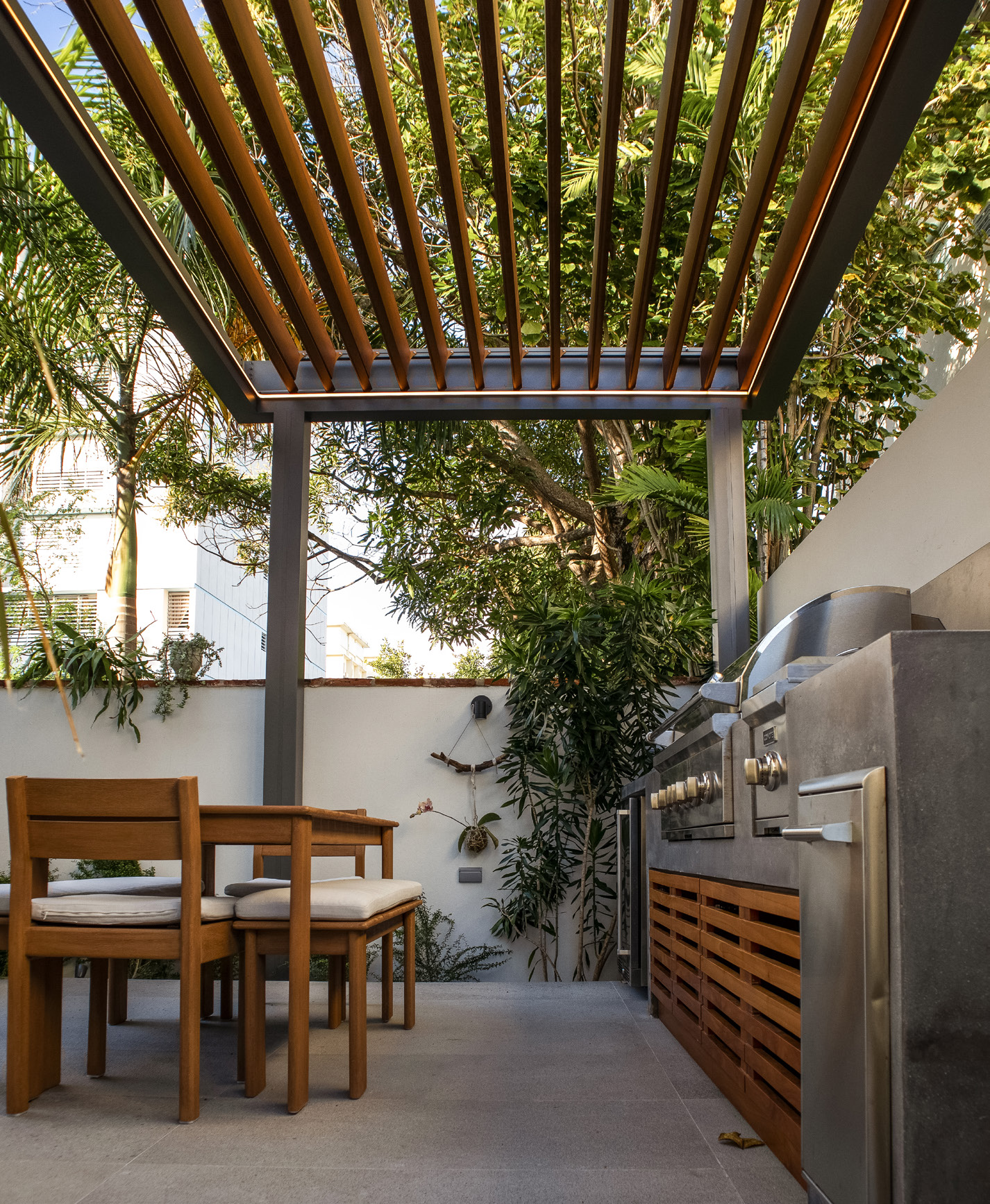 Louvered Pergolas installation by SJB Outdoor