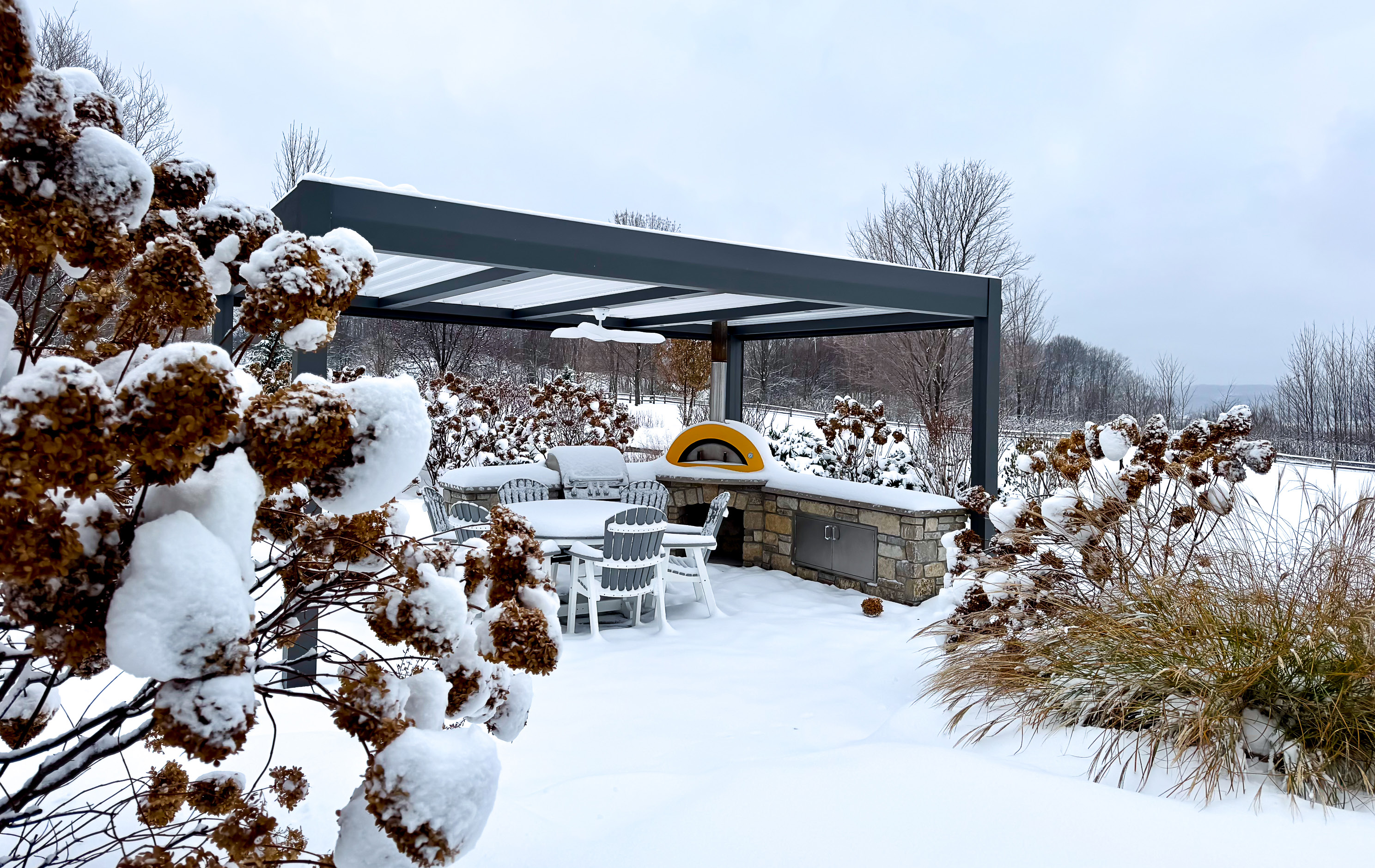 Louvered Pergolas installation by SJB Outdoor