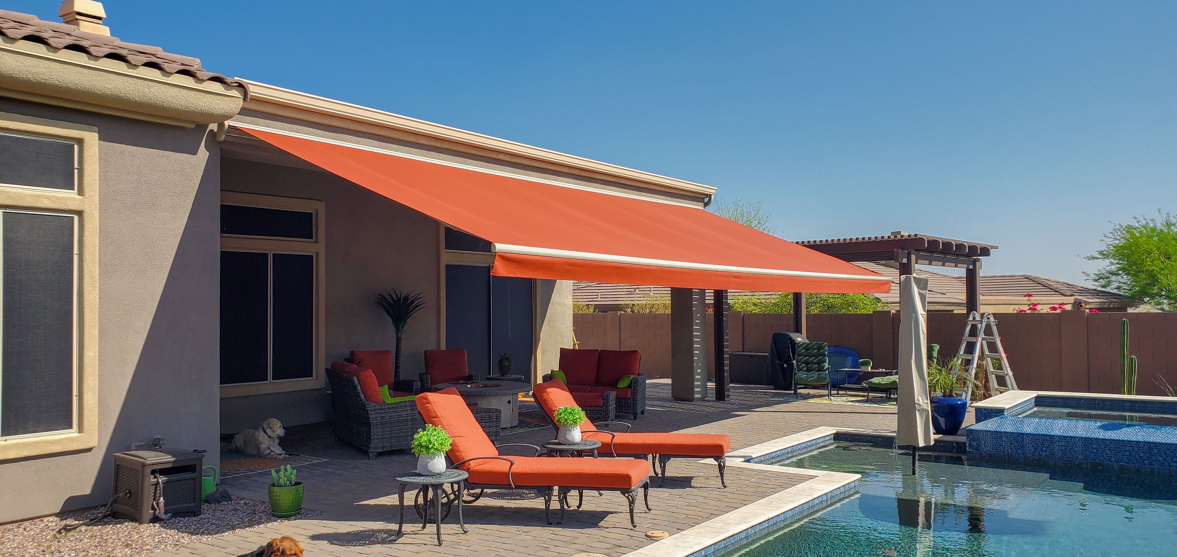 Retractable Awnings installation by SJB Outdoor