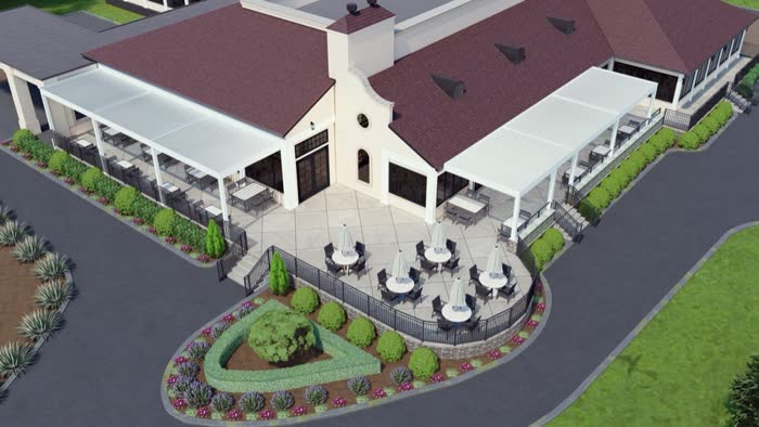 Country club design rendering