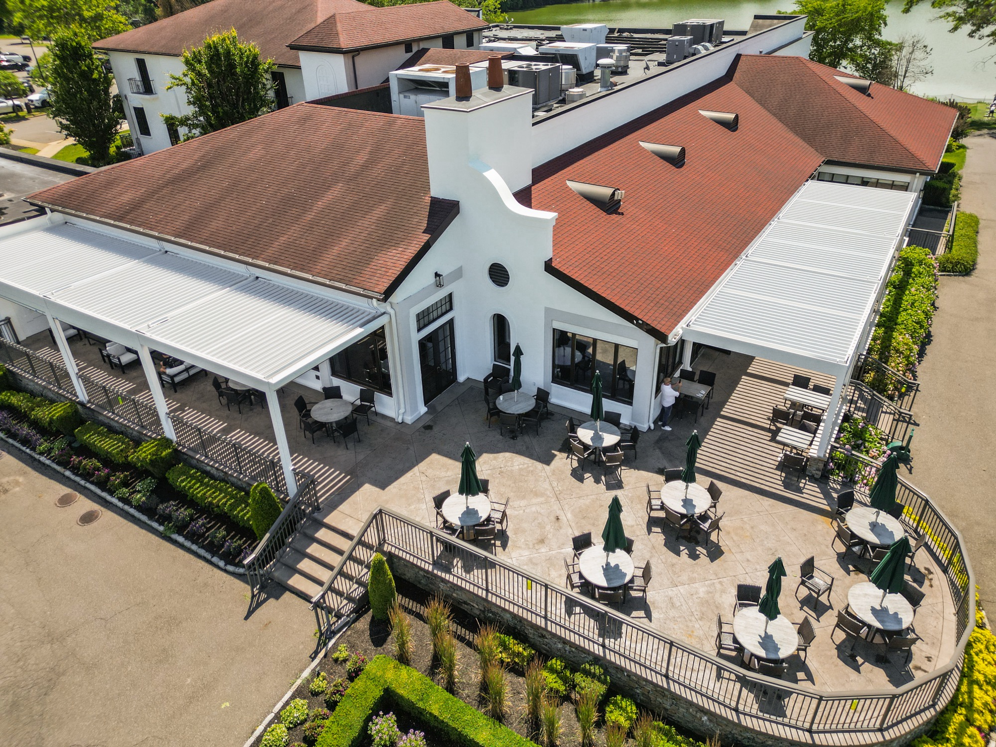 Country club wide aerial